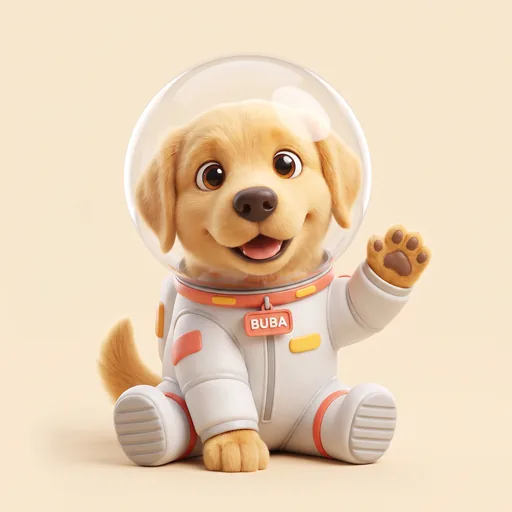 Buba, el perro astronauta, frente a un resumen de IA